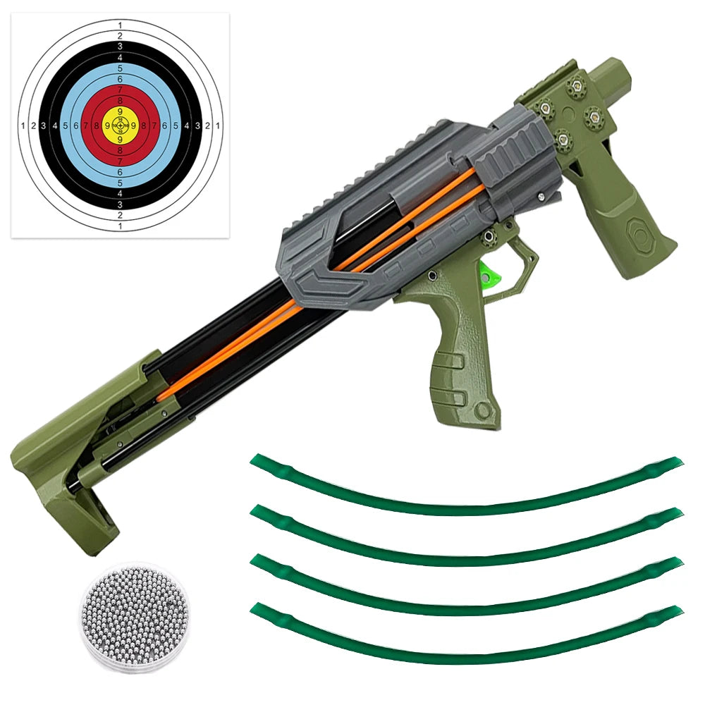 Multi Functional Arrow Launch Slingshot, Automatic-Fire Trigger Slingshot, Heavy Duty Continuous Launch Catapult