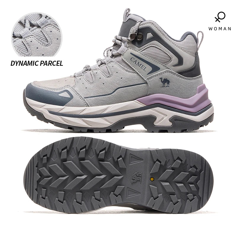 Golden Camel Outdoor High-top Hiking Shoes 2026 Winter Men Women Wear-resistant Non-slip Climbing Boots Thick-soled Sports Shoes