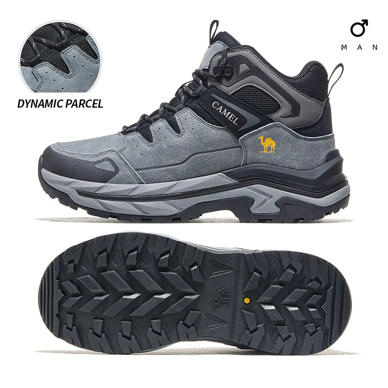 Golden Camel Outdoor High-top Hiking Shoes 2026 Winter Men Women Wear-resistant Non-slip Climbing Boots Thick-soled Sports Shoes